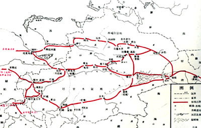 新疆丝绸之路线路